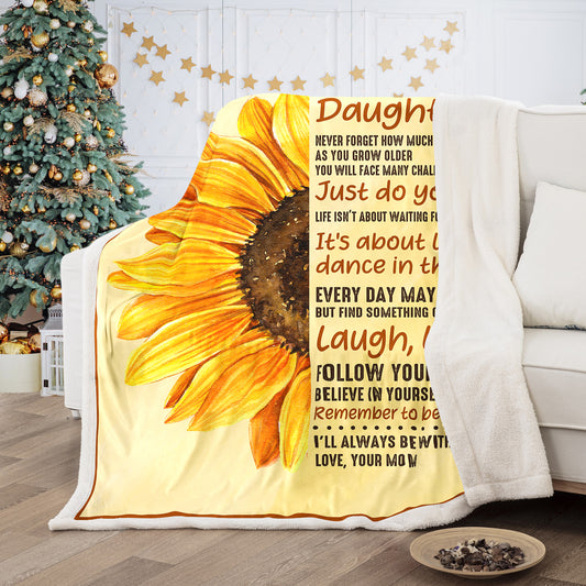 WONGS BEDDING Sunflower blanket