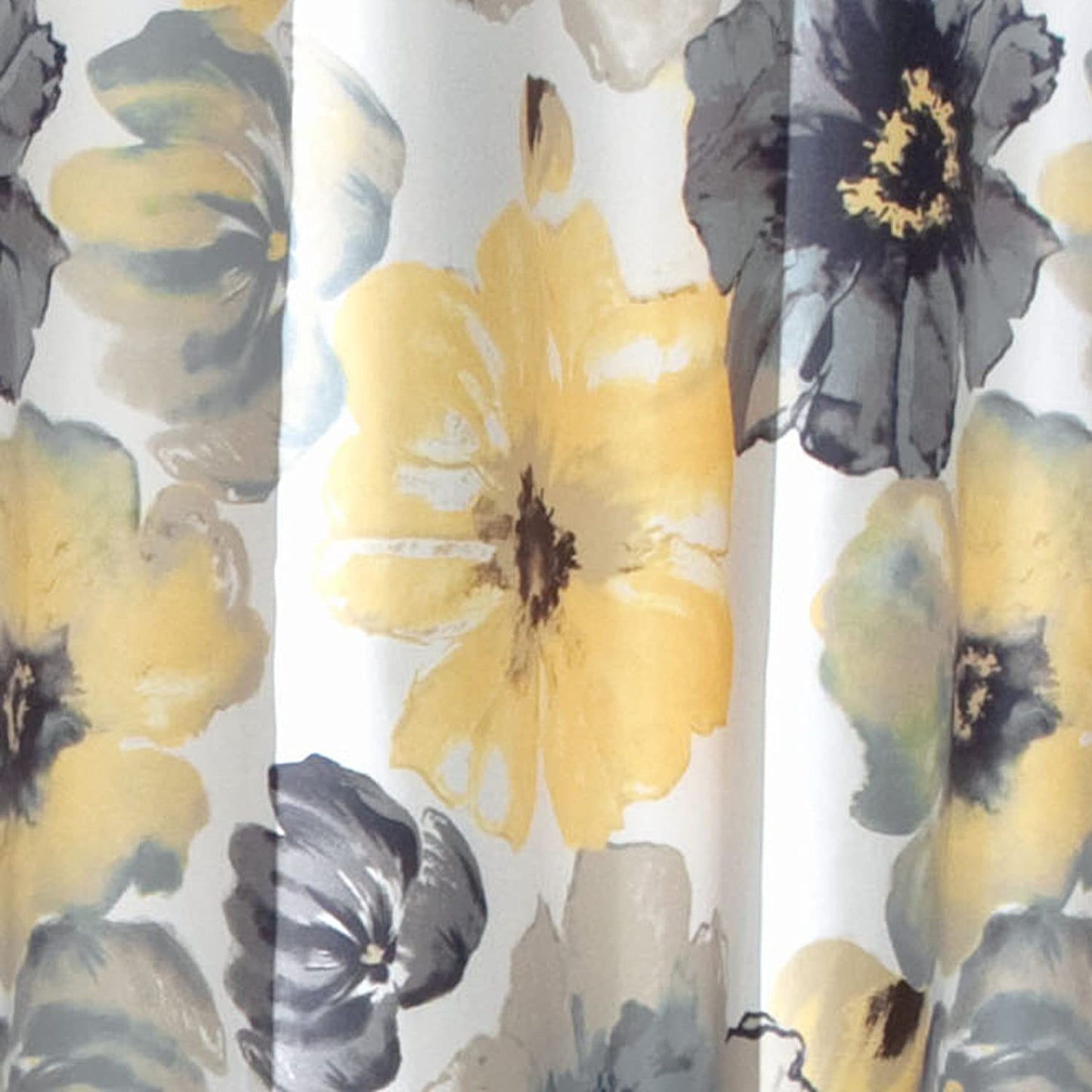 Wongs Bedding Bathroom Flower Floral Large Blooms Fabric Print Design Shower Curtain