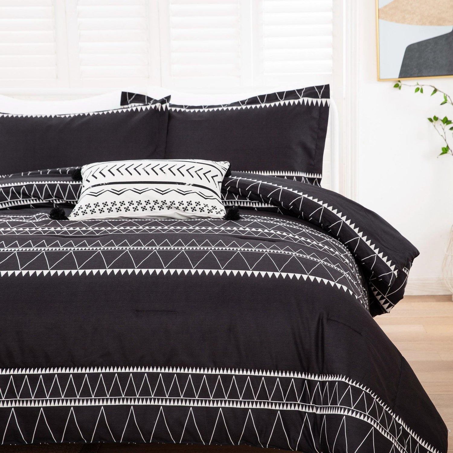 Bohomian Triangle Down Alternative Comforter Set - Wongs bedding