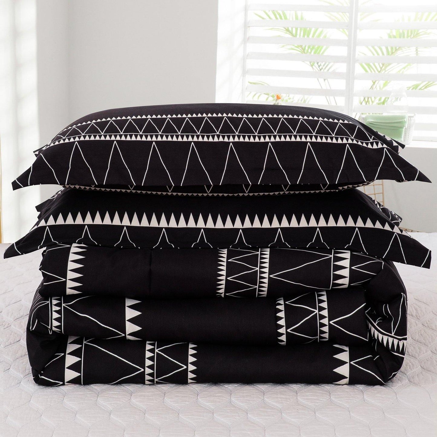 Bohomian Triangle Down Alternative Comforter Set - Wongs bedding