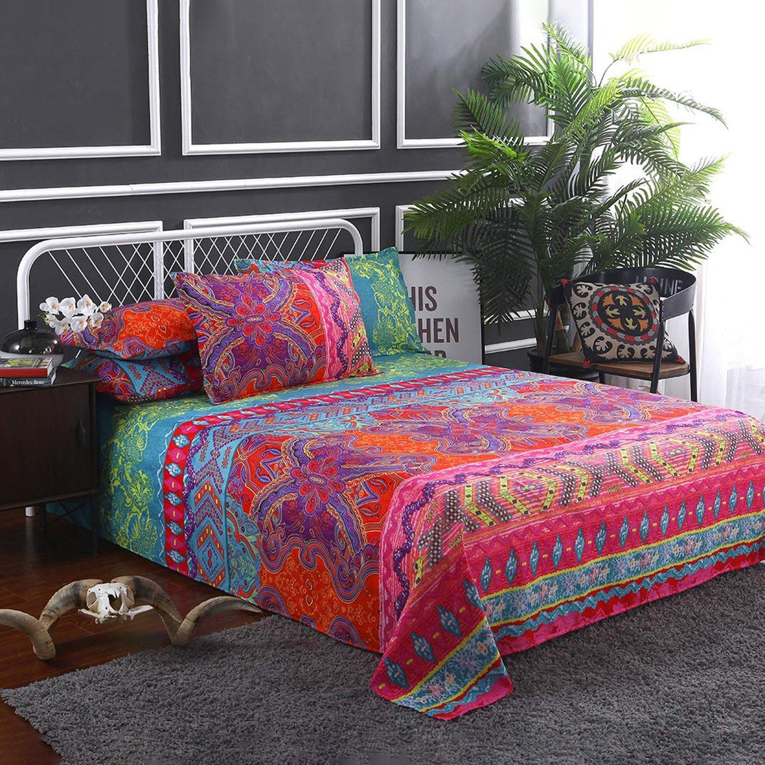 WONGS BEDDING Bohemian Style Sheet Set - Wongs bedding