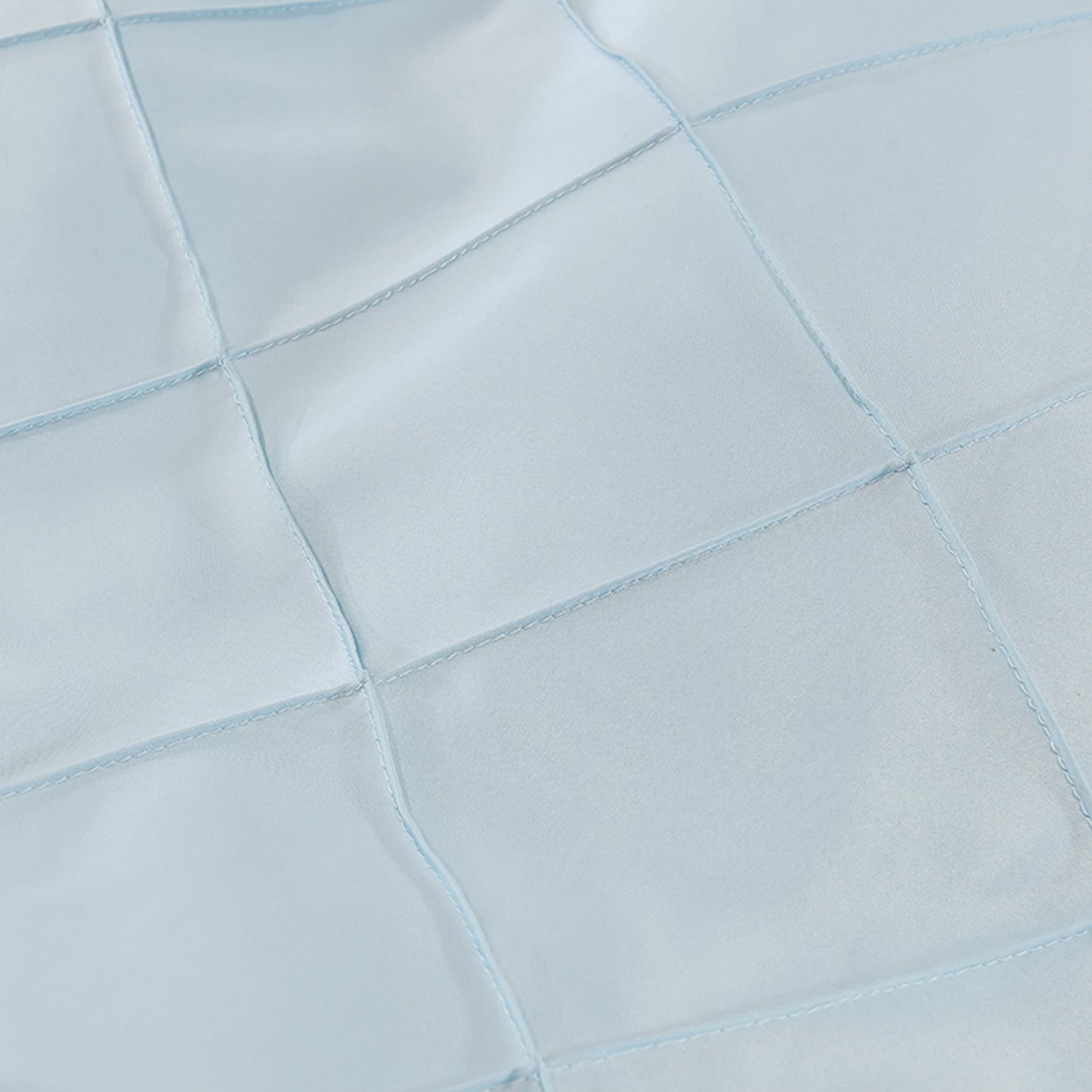 WONGS BEDDING Light Blue Silk Craft Duvet Cover Set