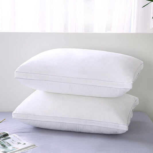 White pure cotton stretch pillow - Wongs bedding