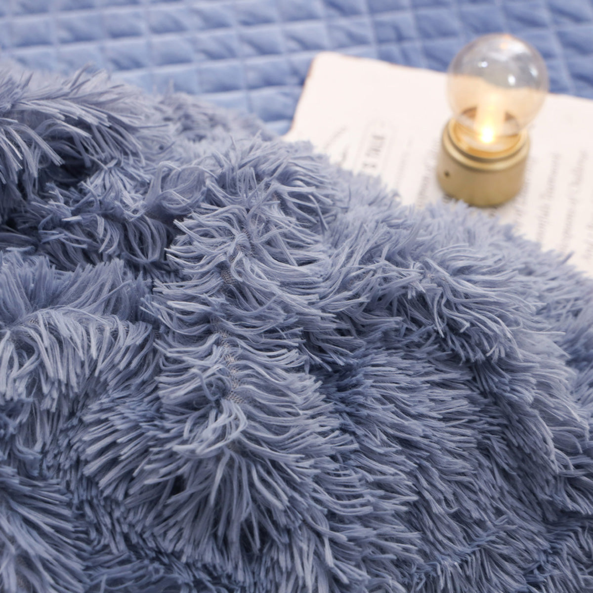 Sapphire Blue Duvet Cover Set With 2 Pillow Cases