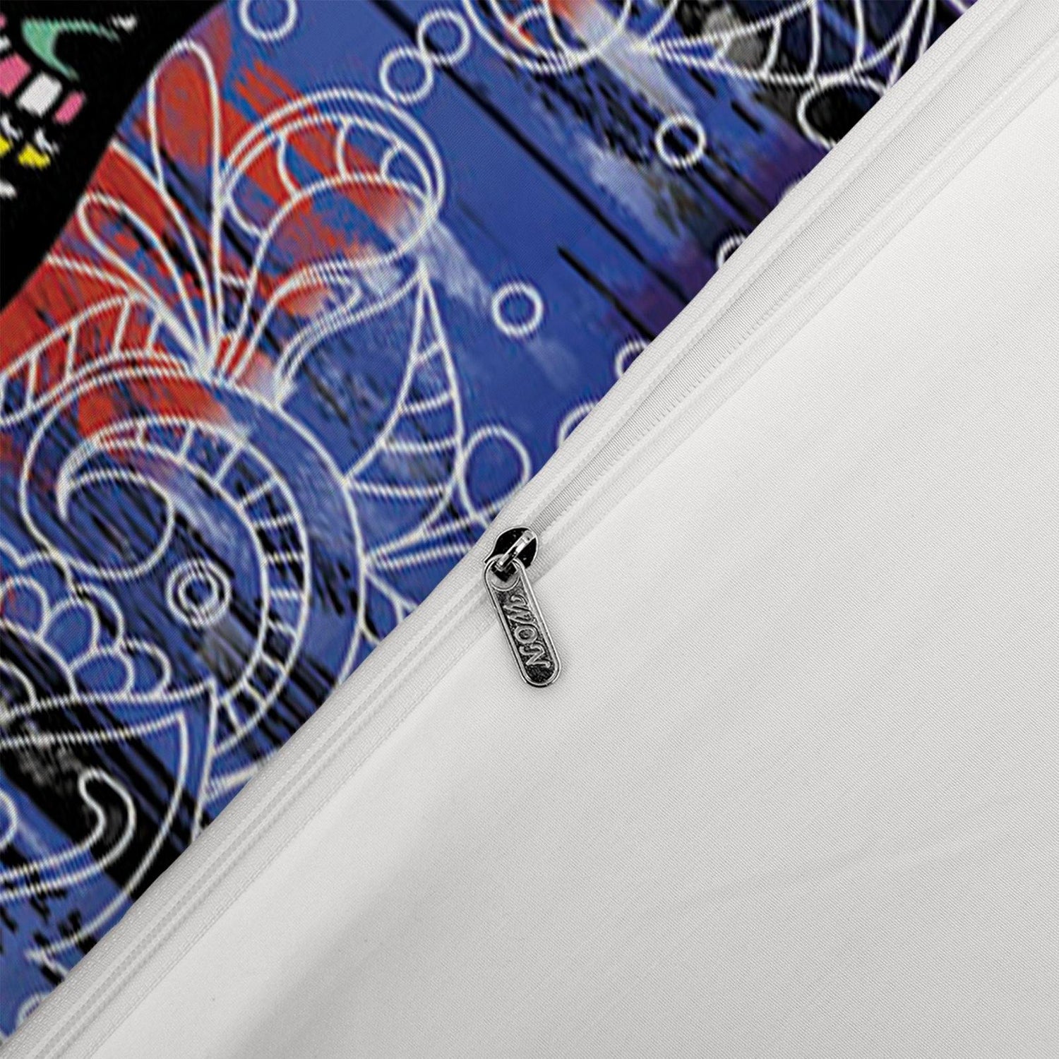 WONGS BEDDING Color elephant print duvet cover set bedding bedroom home kit - Wongs bedding