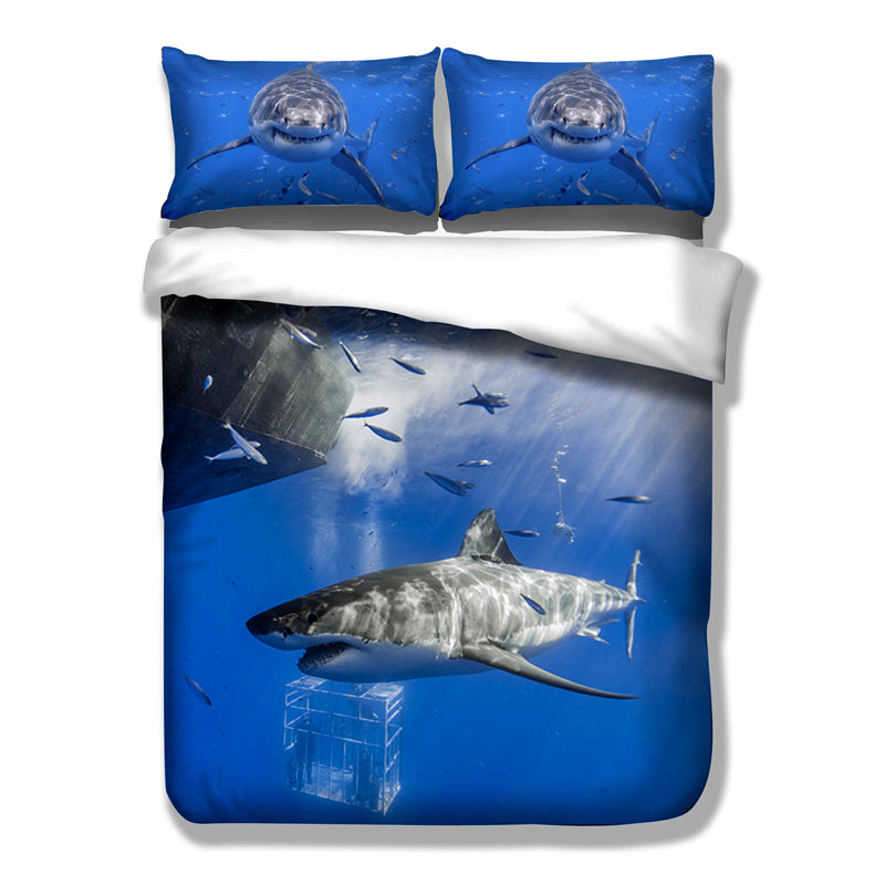 WONGS BEDDING shark Duvet cover set Bedding Bedroom set