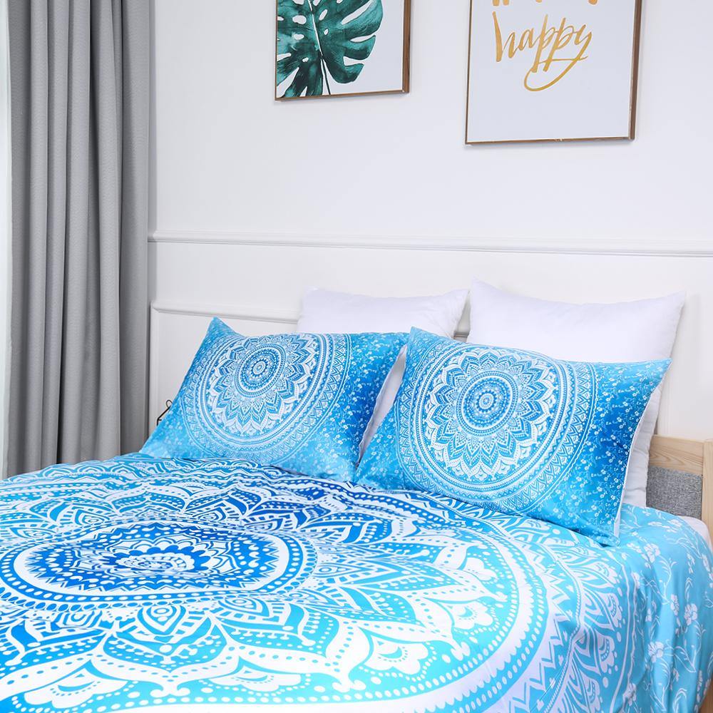 Bohemian style bedding set polygonal pattern fine workmanship - Wongs bedding