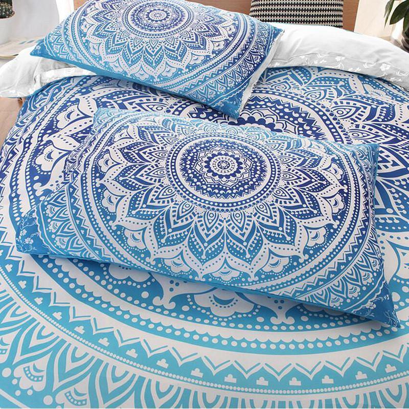 Bohemian style bedding set polygonal pattern fine workmanship - Wongs bedding