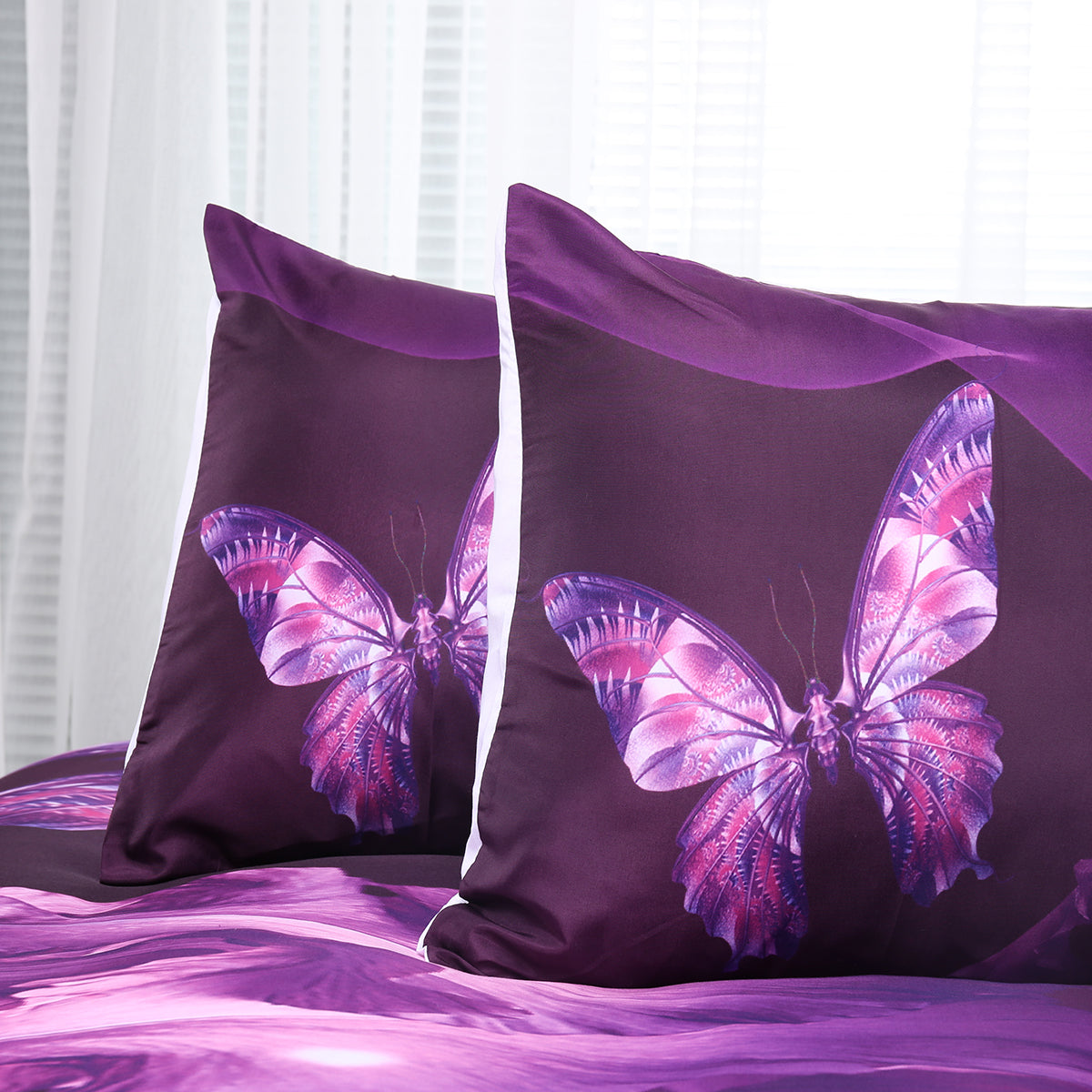 WONGS BEDDING Butterfly Duvet cover set Bedroom Bedding set