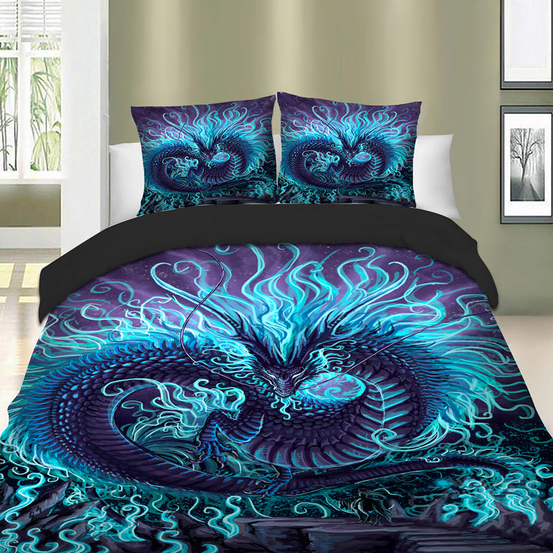 WONGS BEDDING Dragon Duvet cover set Bedding Bedroom set