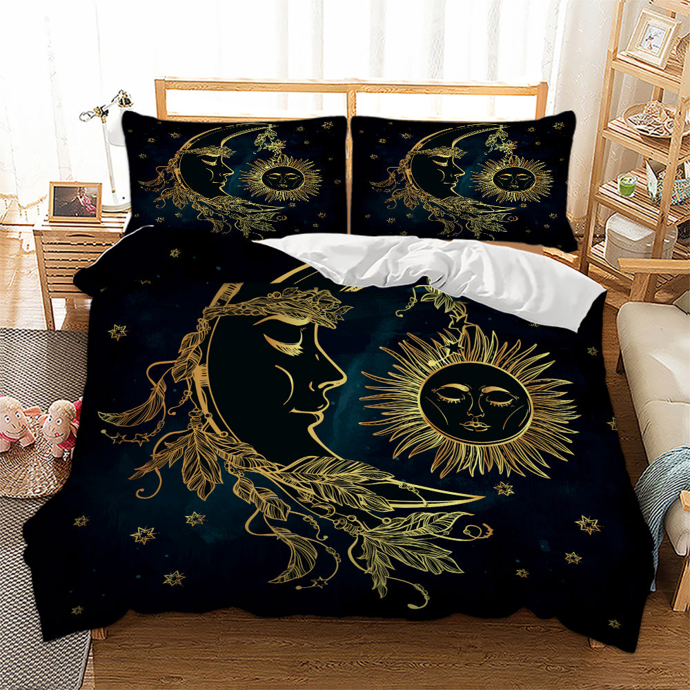 WONGS BEDDING Sun and moon* Duvet cover set Bedding Bedroom set