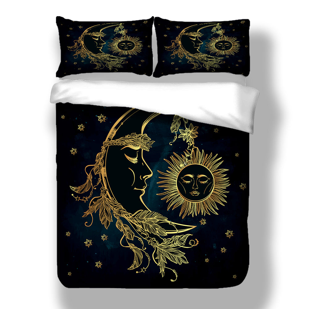 WONGS BEDDING Sun and moon* Duvet cover set Bedding Bedroom set
