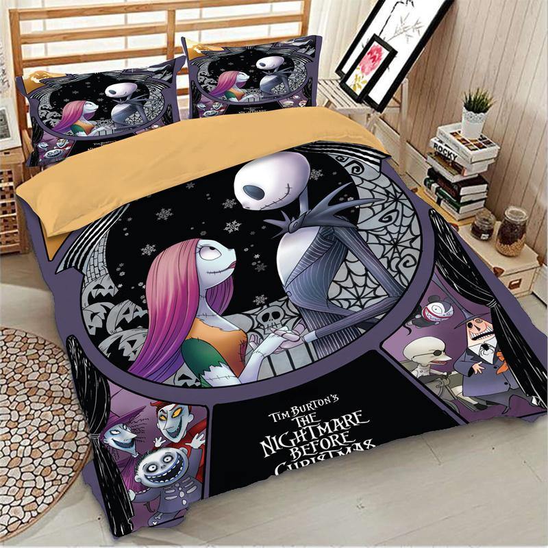 WONGS BEDDING Halloween funny style bedding kit is soft and comfortable, suitable for all seasons - Wongs bedding
