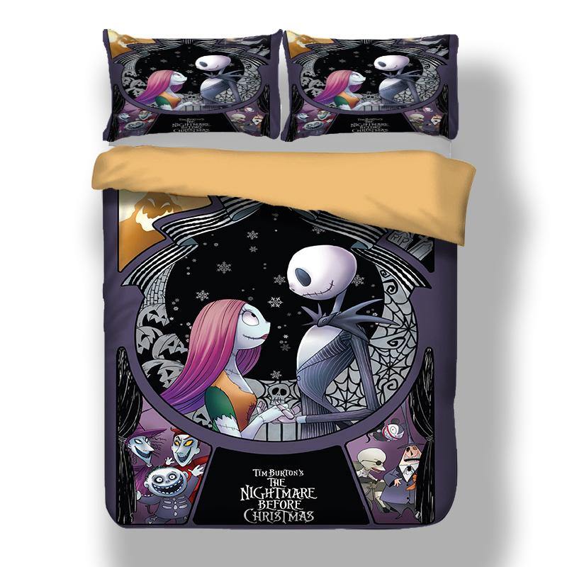 WONGS BEDDING Halloween funny style bedding kit is soft and comfortable, suitable for all seasons - Wongs bedding
