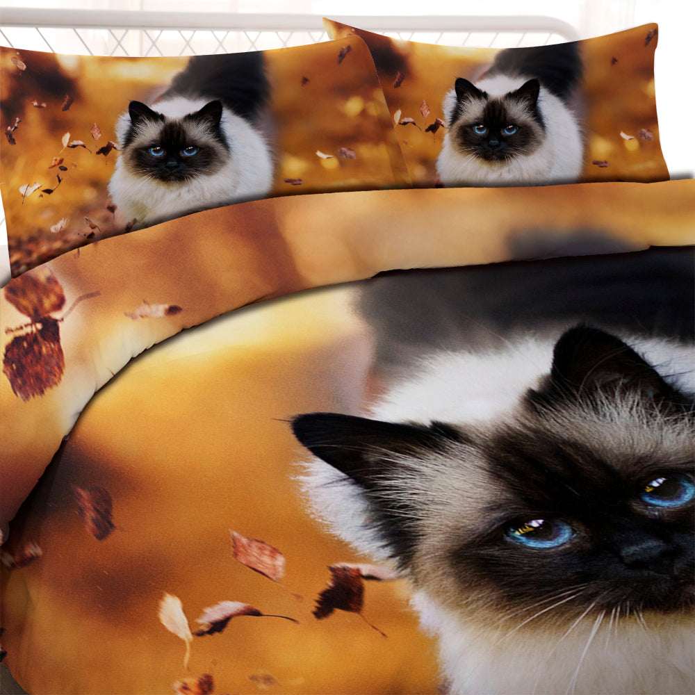 WONGS BEDDING Cat Duvet cover set Bedding Bedroom set