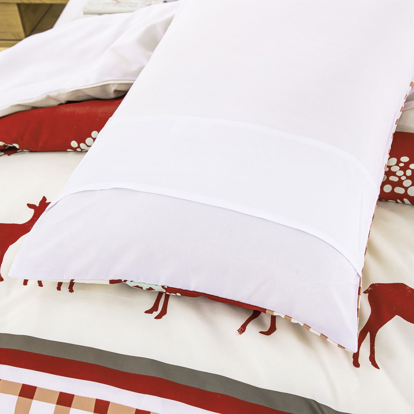 Christmas Duvet Cover Set With 2 Pillow Cases