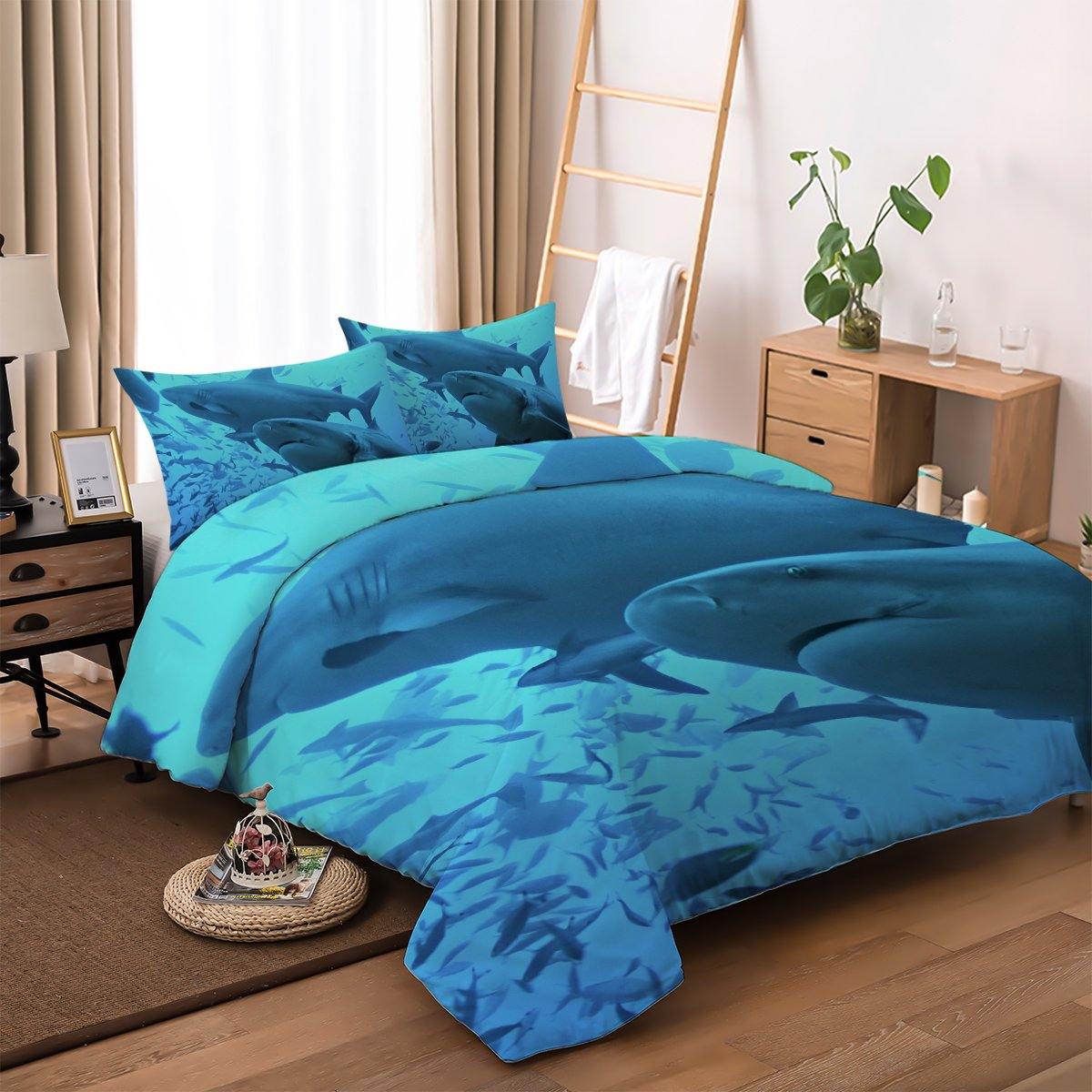WONGS BEDDING Big Shark Bedding Bedroom Home Kit - Wongs bedding