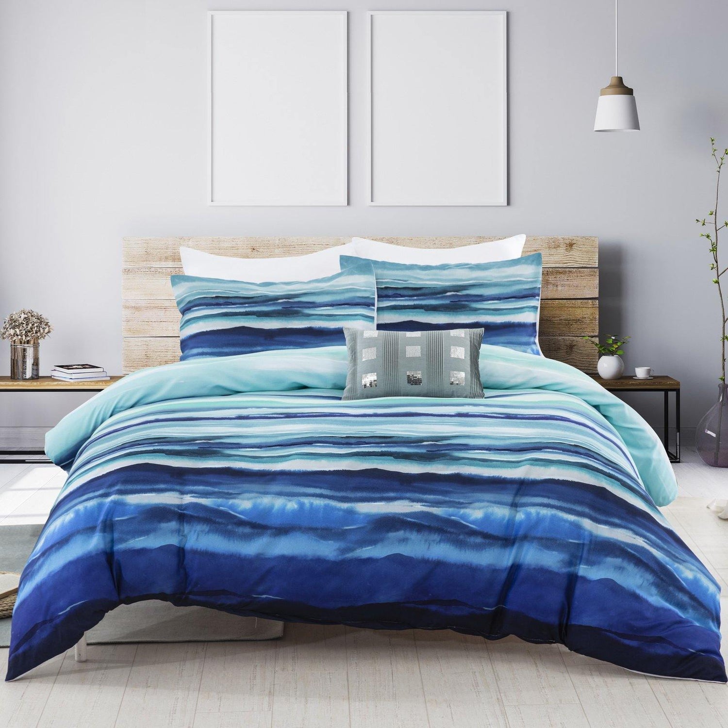 WONGS BEDDING Color Stripes Bedding Bedroom Home Kit - Wongs bedding