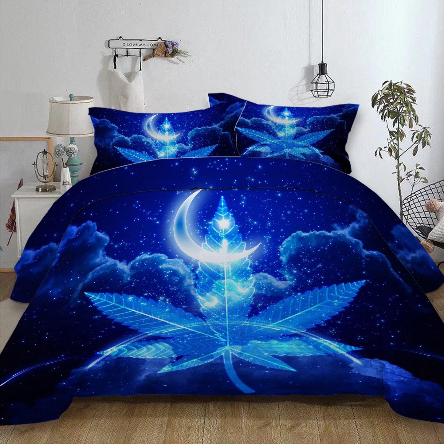 WONGS BEDDING Blue Moonlight Bedding Bedroom Home Kit - Wongs bedding