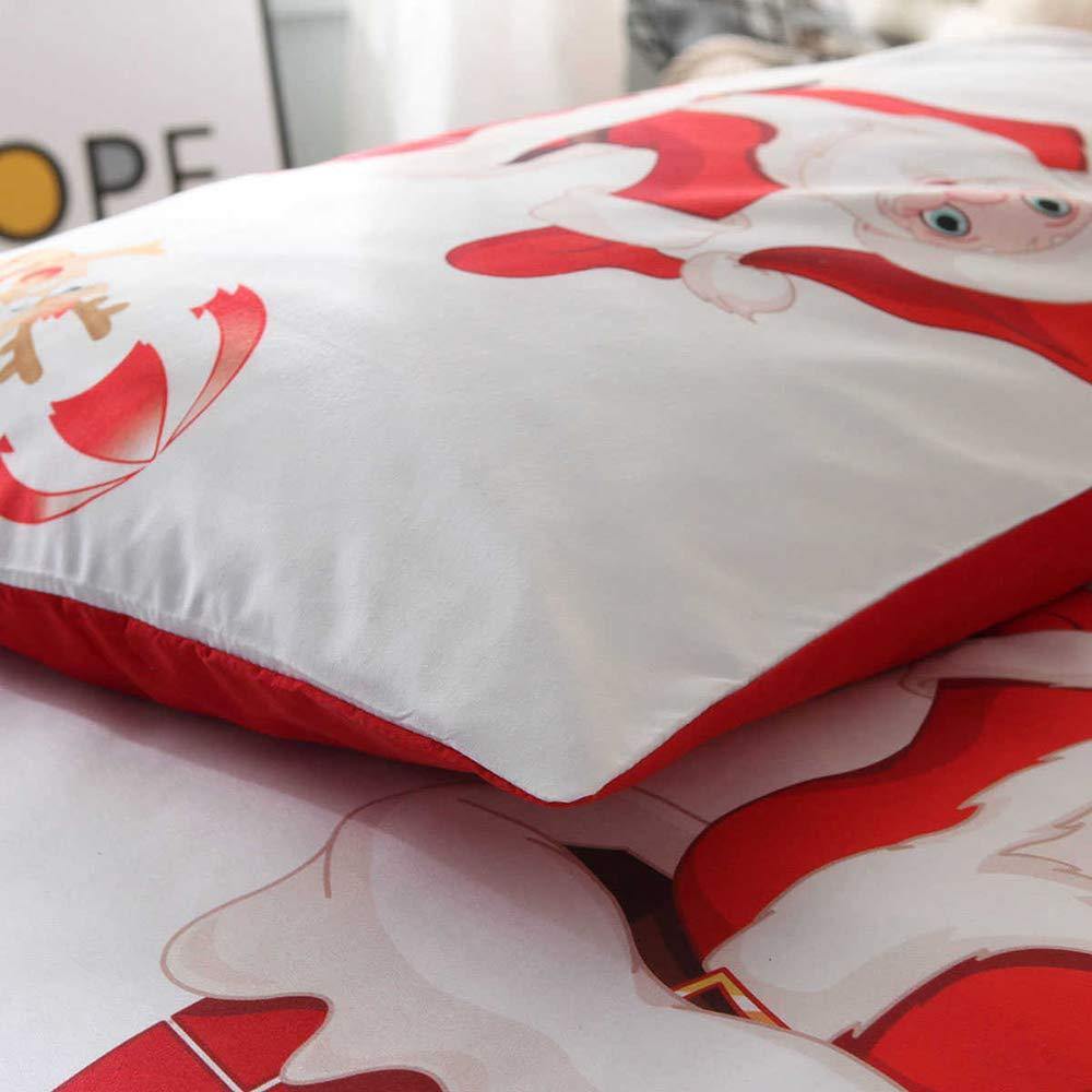 WONGS BEDDING Christmas Santa Duvet Cover Pillowcase Set - Wongs bedding