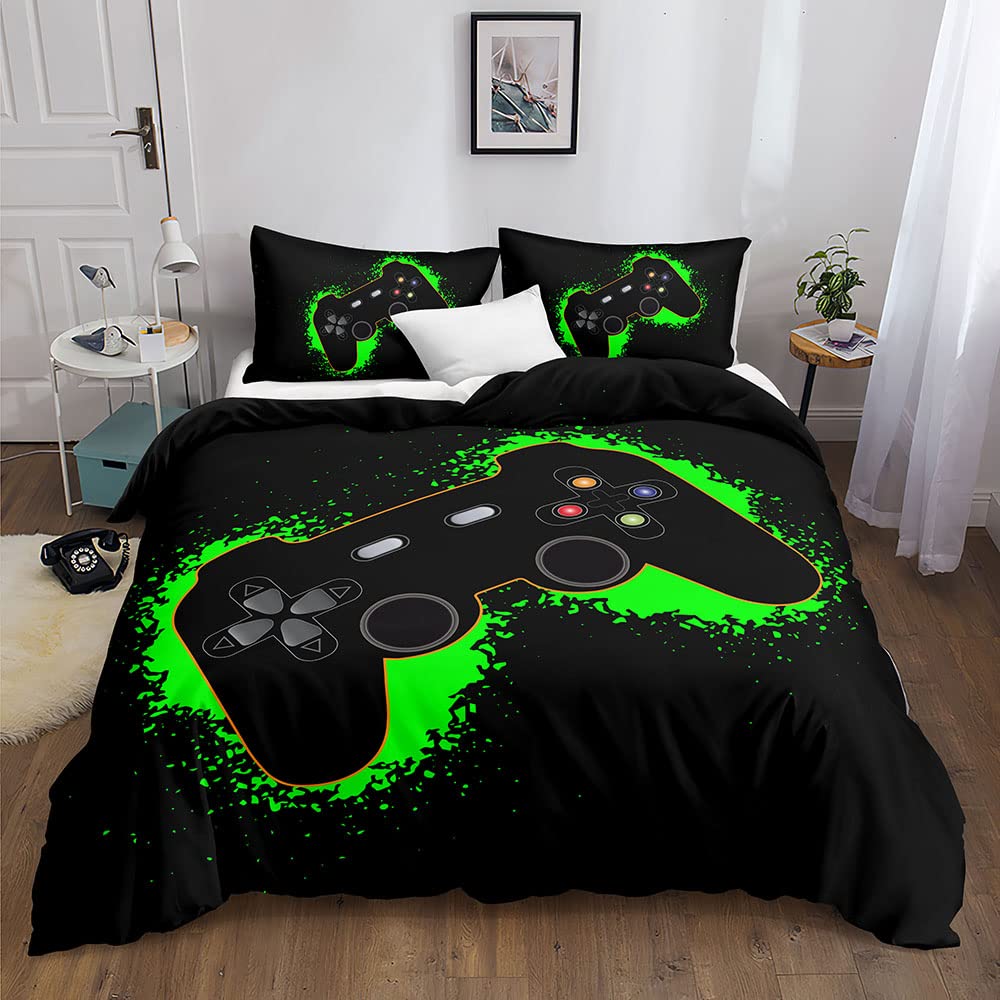 Gamepad Duvet Cover with 2 Pillow cases