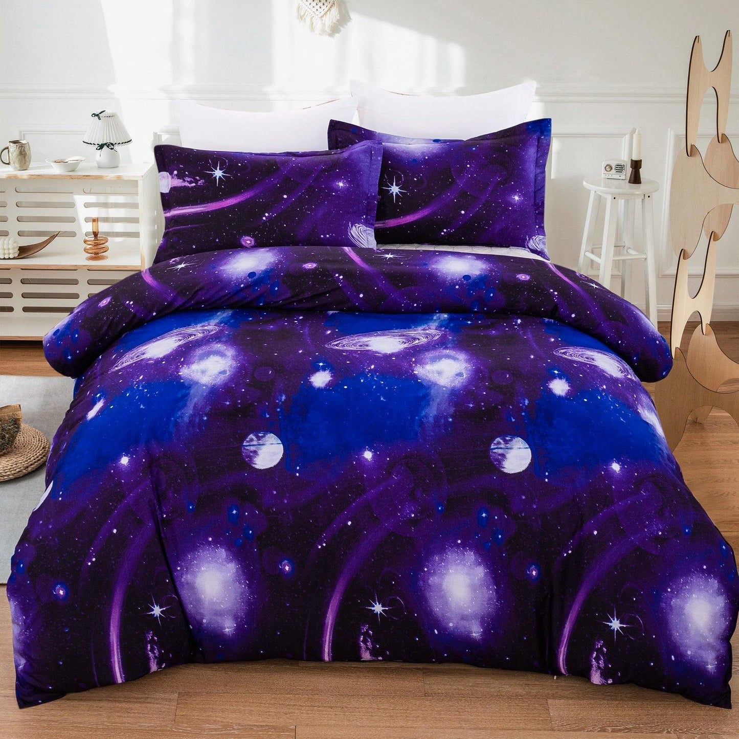WONGS BEDDING Starry Sky Style Duvet Cover Set - Wongs bedding