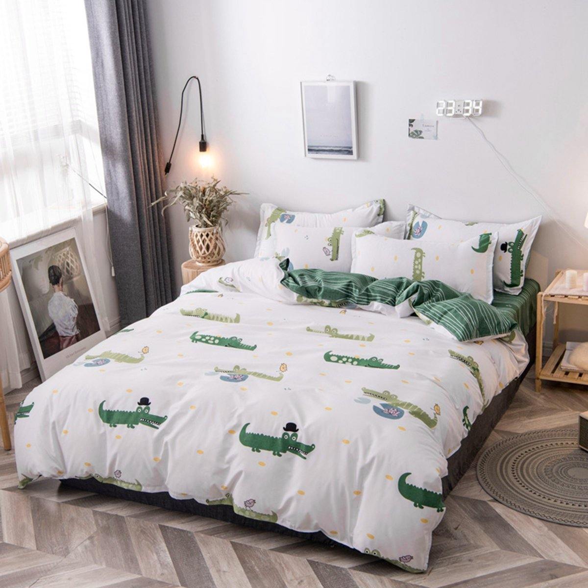 WONGS BEDDING Baby Crocodile Duvet Cover Set - Wongs bedding