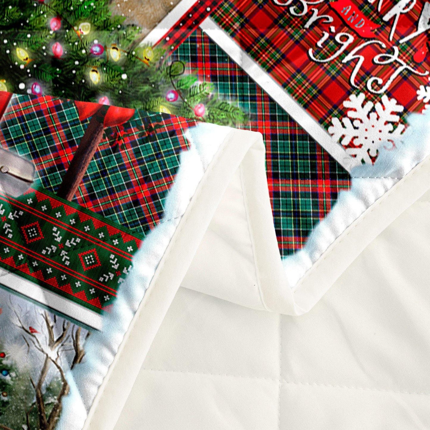 Wongs Bedding Christmas pattern quilt set - Beddinger