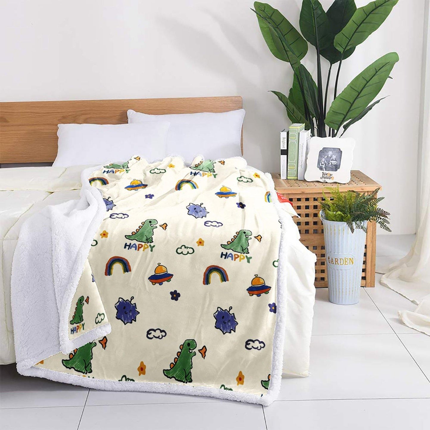 WONGS BEDDING Little Dinosaur Collection Blanket - Wongs bedding