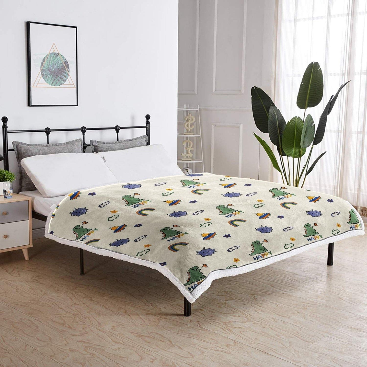 WONGS BEDDING Little Dinosaur Collection Blanket - Wongs bedding