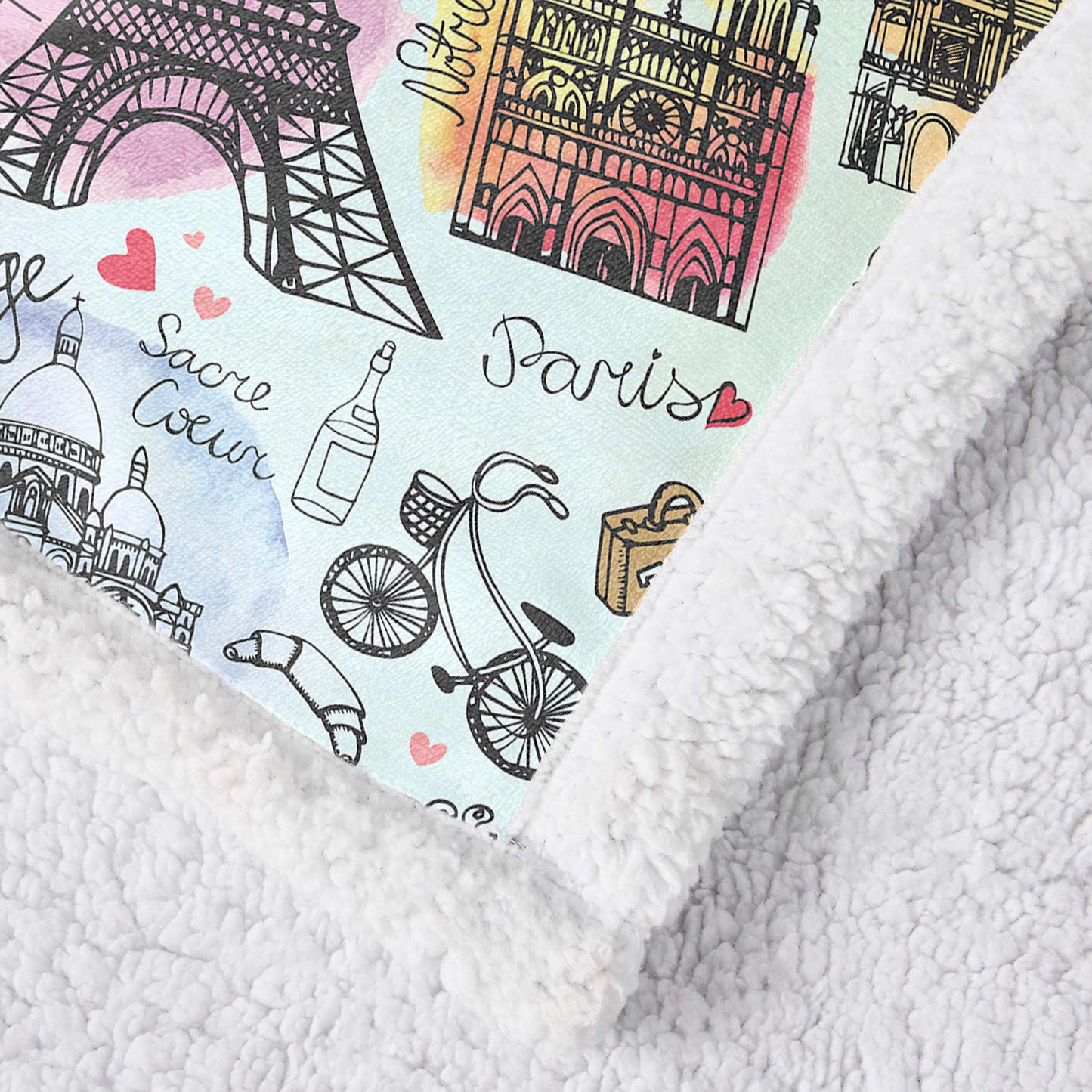 WONGS BEDDING Eiffel Tower Blanket
