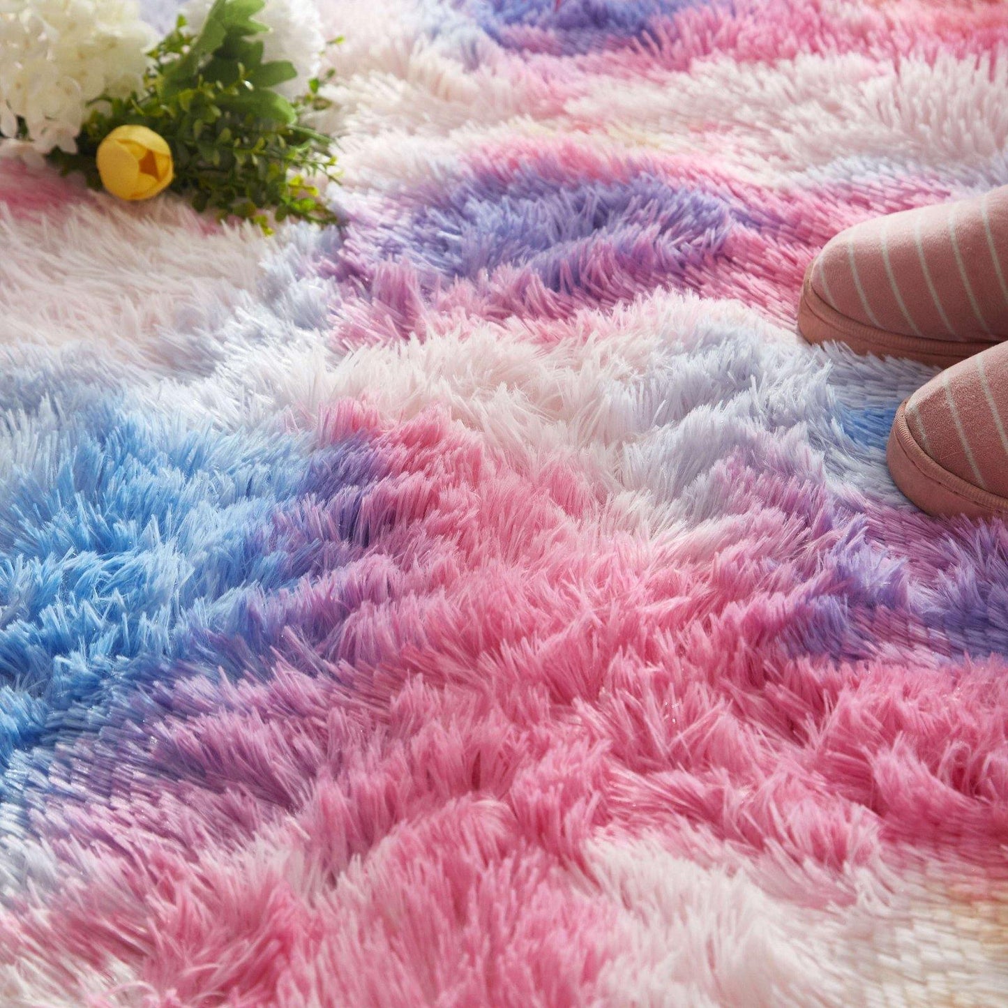 Colorful plush carpet - Wongs bedding